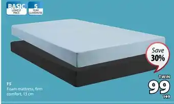 JYSK F5 Foam mattress offer