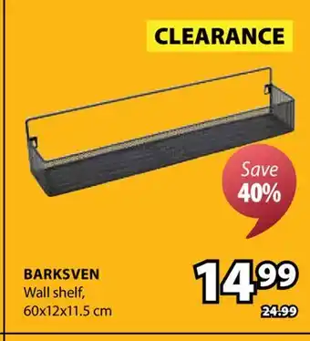 JYSK BARKSVEN Wall shelf offer
