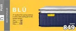 JYSK BLŪ 11 medium firm spring mattress in a box offer
