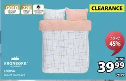 JYSK Kronborg Of Denmark Louisa Duvet cover set offer