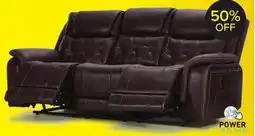 Leon's Laredo Power Reclining Sofa - Walnut offer