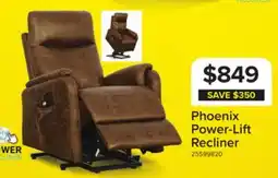 Leon's Phoenix Power Lift Recliner Chair - Brown offer