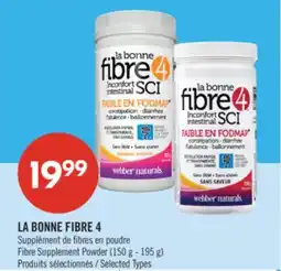 Pharmaprix LA BONNE FIBRE4Fibre Supplement Powder offer