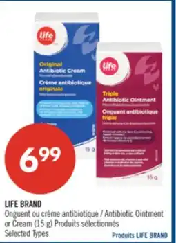 Pharmaprix LIFE BRAND Antibiotic Ointment or Cream (15 g) offer