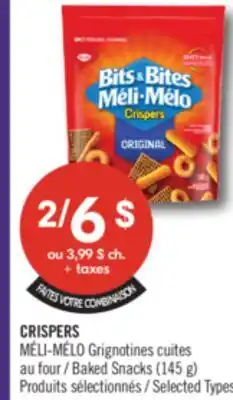 Pharmaprix CRISPERS MÉLI-MÉLO Baked Snacks offer