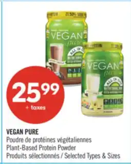 Pharmaprix VEGAN PURE Plant-Based Protein Powder offer