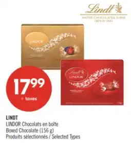 Pharmaprix LINDT LINDOR Boxed Chocolate offer