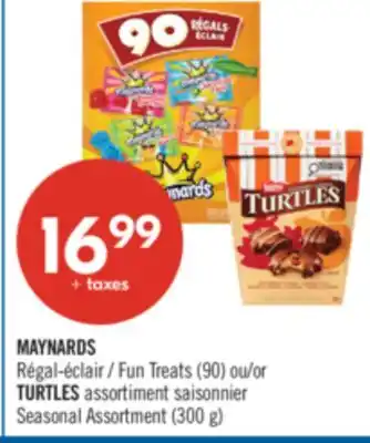 Pharmaprix MAYNARDS Fun Treats (90) or TURTLES Assortment (300 g) offer