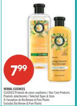Pharmaprix HERBAL ESSENCES CLASSICS Hair Care Products offer