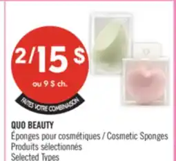 Pharmaprix QUO BEAUTY Cosmetic Sponges offer