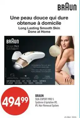 Pharmaprix BRAUN SILK-EXPERT PRO 5 IPL Hair Removal System offer
