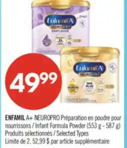 Pharmaprix ENFAMIL + NEUROPRO Infant Formula Powder offer