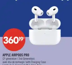 Pharmaprix APPLE AIRPODS PRO (2nd Generation) with Charging Case offer