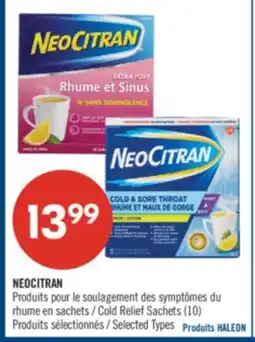 Pharmaprix NEOCITRAN Cold Relief Sachets (10) offer