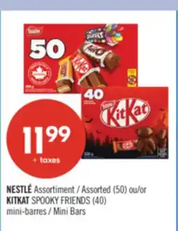 Pharmaprix NESTLÉ Assorted (50) or KITKAT SPOOKY FRIENDS (40) Mini Bars offer