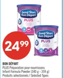 Pharmaprix BON DÉPART PLUS Infant Formula Powder offer