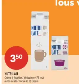 Pharmaprix NUTRILAIT Whipping (473 mL) or Coffee (1 L) Cream offer