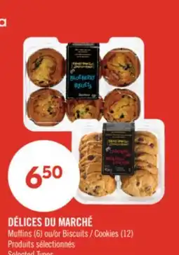 Pharmaprix DÉLICES DU MARCHÉ Muffins (6) or Cookies (12) offer