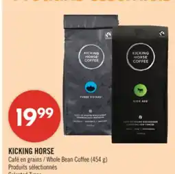 Pharmaprix KICKING HORSE Whole Bean Coffee offer