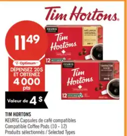 Pharmaprix TIM HORTONS Compatible Coffee Pods (10 - 12) offer
