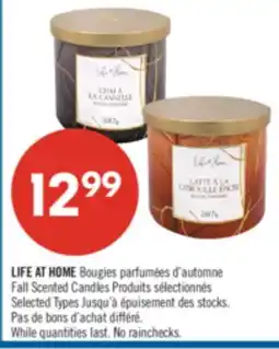 Pharmaprix LIFE AT HOME Fall Scented Candles offer