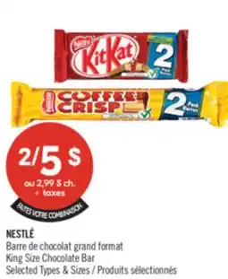 Pharmaprix NESTLÉ King Size Chocolate Bar offer