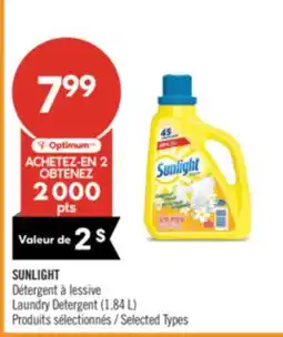 Pharmaprix SUNLIGHT Laundry Detergent offer