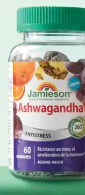 Walmart Ashwagandha Jamieson en gélifiés offer