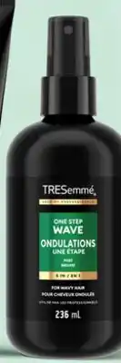 Walmart Brume Ondulations une étape ou gel crème Boucles une étape de TRESemmé offer