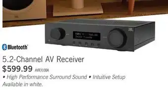 The Brick JBL MA310 5.2-Channel 4K AV Receiver - Black (JBLMA310BLKAM) offer