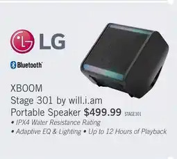 The Brick LG boom Stage 301 by will.i.am Portable Bluetooth Speaker offer