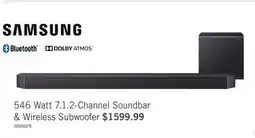 The Brick Samsung HW-Q900F 7.1.2-Channel Soundbar with Subwoofer offer
