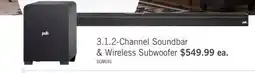 The Brick POLK 3.1.2 CH Dolby Atmos DTS:X 3D Audio Soundbar with Wireless Subwoofer (Signa S4) offer