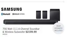 The Brick Samsung HW-Q990F 11.1.4-Channel Soundbar with Subwoofer offer