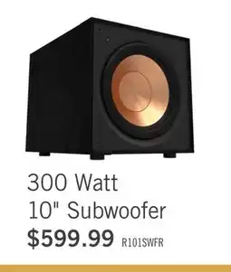 The Brick Klipsch Reference R-101SW 300 W 10 Subwoofer offer