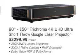 The Brick Hisense PX3-Pro 80 - 150 Trichroma 4K Laser Cinema Projector offer