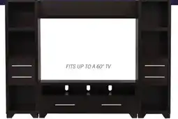The Brick Glendale 60 TV Stand with Storage and Cable Management for TVs up to 65- Espresso offer