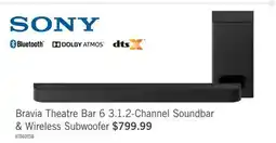The Brick SONY HTB600 3.1.2 Channel Soundbar with Wireless Subwoofer (HT-B600) offer