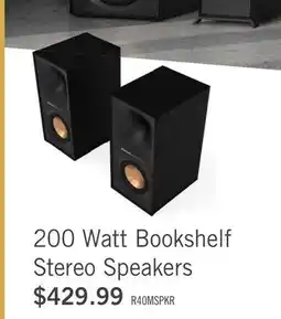 The Brick Klipsch Reference R-40M 200 W Bookshelf Stereo Speakers offer