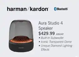 The Brick Harman Kardon Aura Studio 4 130W Transparent Dome Speaker (HKAURAS4BLKAM) offer