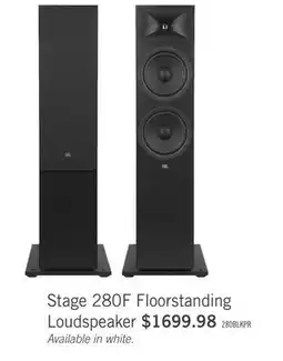 The Brick JBL Stage 280F Floorstanding Loudspeaker Set of Two - Black offer