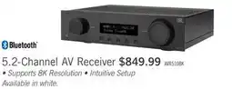 The Brick JBL MA510 5.2-Channel 8K AV Receiver - Black (JBLMA510BLKAM) offer