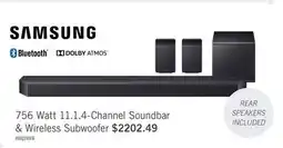 The Brick Samsung HW-Q990F 11.1.4-Channel Soundbar with Subwoofer offer