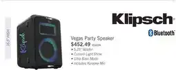 The Brick Klipsch Vegas Music City Light Up Party Speaker (Vegas) offer