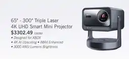 The Brick HISENSE 65 - 300 C2 Ultra Triple Laser 4K UHD Smart VIDAA OS Mini Projector (C2ULTRLP) offer