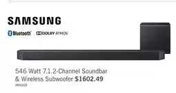 The Brick Samsung HW-Q900F 7.1.2-Channel Soundbar with Subwoofer offer