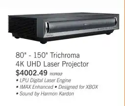 The Brick Hisense PX3-Pro 80 - 150 Trichroma 4K Laser Cinema Projector offer