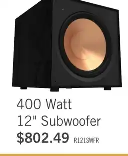 The Brick Klipsch Reference R-121SW 400 W 12 Subwoofer offer