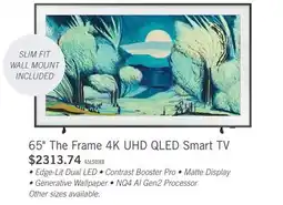 The Brick Samsung 65 LS03F 4K QLED The Frame TV with Vision AI offer