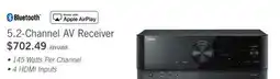 The Brick Yamaha RX-V4A AV Receiver with CINEMA DSP 3D and Voice Assistant Compatibility - RXV4A B offer